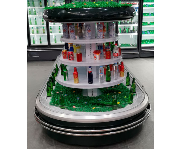 圓形環(huán)島風幕柜